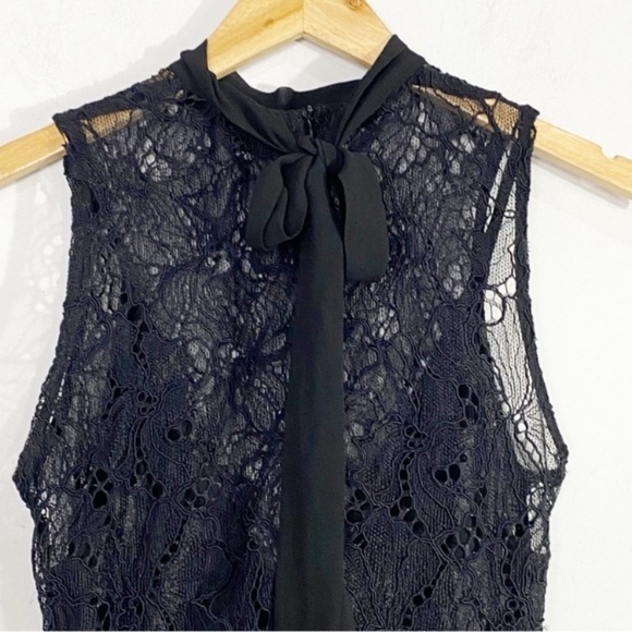ZARA Collection Lace Mixed Jumpsuit Black - Picture 15 of 16
